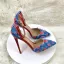 Fashion Red Denim Evening Party Womens Shoes 2024 Ankle Strap 12 cm Stiletto Heels Pointed Toe High Heels