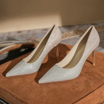 Scintillantes Doré Soirée Paillettes Escarpins 2022 8 Cm Talons Aiguilles À Bout Pointu Escarpins Talons Hauts