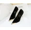Fashion Burgundy Evening Party Suede Pumps 2023 10 cm Stiletto Heels Pointed Toe Pumps High Heels
