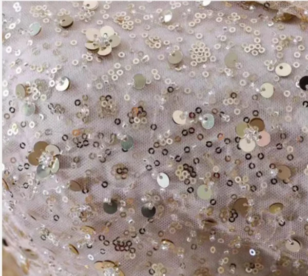 Scintillantes Champagne Paillettes Perlage Fendue devant Robe De Soirée 2024 Trompette / Sirène Une épaule Sans Manches Dos Nu Train De Balayage Robe De Ceremonie