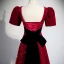 Bling Bling Burgundy Sequins Evening Dresses 2023 A-Line / Princess V-Neck Bow Short Sleeve Backless Floor-Length / Long Evening Party Formal Dresses