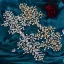 Chic / Belle Doré Fait main Faux Diamant Alliage Accessoire Cheveux Mariage 2023