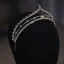 Eenvoudige Zilveren Rhinestone Legering Zirkonium Tiara Bruids Haaraccessoires 2022 Huwelijk Tiara