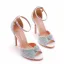 Glitzernden Multifarben Strass Abend Sandalen Damen 2022 Knöchelriemen 11 cm Stilettos Peeptoes Sandaletten Hochhackige
