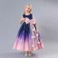 Chic / Beautiful Burgundy Sequins Appliques Birthday Flower Girl Dresses 2023 A-Line / Princess Sleeveless Bow Sash Floor-Length / Long Flower Girl Dresses