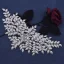 Vintage / Originale Argenté Fait main Faux Diamant Feuille Accessoire Cheveux Mariage Bijoux Mariage 2023 Mariage