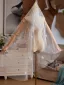Chic / Belle Blanche Fait main Appliques Voile De Mariée 2025