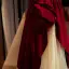 Vintage / Retro Burgundy Suede Printing Prom Dresses 2022 A-Line / Princess Square Neckline Short Sleeve Backless Floor-Length / Long Prom Formal Dresses