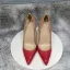 Mode Grön Patchwork  Fest Lackläder Pumps 2022 12 cm Stilettklackar Spetsiga Pumps Högklackade