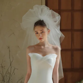 Moda Białe Bufiasta Tiulowe Welony Ślubne 2025
