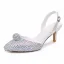 Chic / Beautiful Multi-Colors Rhinestone White Wedding Shoes 2026 6 cm Stiletto Heels Pointed Toe Wedding High Heels