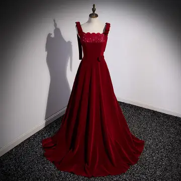 Mooie Prachtige Bordeaux Suede Galajurken 2022 A Lijn Vierkante Halslijn Mouwloos Ruglooze Rhinestone Lange Gala Gelegenheid Jurken