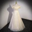 Charmant Bling Bling Champagne Paillettes Robe De Bal 2023 Princesse De l'épaule Manches Courtes Dos Nu Longue Promo Robe De Ceremonie