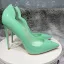 Fashion Mint Green Evening Party Pumps 2022 Patent Leather 12 cm Stiletto Heels Pointed Toe Pumps High Heels