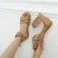 Fashion Roman Black Street Wear Casual Flat Womens Sandals 2022 Rivet Open / Peep Toe Sandals