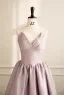 Modest / Simple Blushing Pink Prom Dresses 2023 A-Line / Princess Strapless Sleeveless Backless Floor-Length / Long Prom Formal Dresses