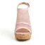 Roman Yellow Street Wear Summer Lace Womens Sandals 2022 Waterproof 10 cm Wedges Open / Peep Toe Sandals High Heels