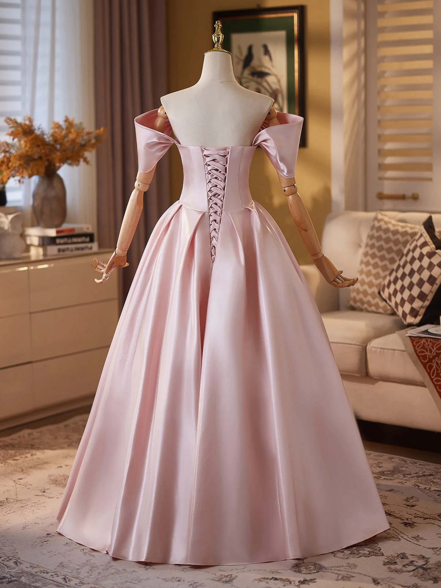 sachin and babi light blue dress Pink Elegant Prom Dress,Graduation Dress,Chiffon Strapless Long Evenin