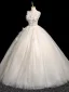 Chic / Beautiful Champagne Beading Sequins Appliques Prom Dresses 2025 Ball Gown Square Neckline Sleeveless Backless Floor-Length / Long Formal Dresses