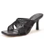 Modest / Simple Beige Casual Womens Sandals 2022 7 cm Stiletto Heels Open / Peep Toe Sandals High Heels