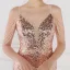 Scintillantes Blanche Laser Paillettes Robe De Soirée 2022 Trompette / Sirène Bretelles Spaghetti Sans Manches Dos Nu Perlage Longue Soirée Robe De Ceremonie