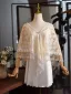 Vintage / Retro Champagne Lace Tassel Prom shawl 2025
