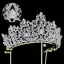Charmant Doré Faux Diamant Alliage Accessoire Cheveux Mariage 2024 Mariage Couronner