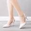 Proste / Simple Białe Bal Buty Damskie 2022 7 cm Szpilki Wysokie Obcasy