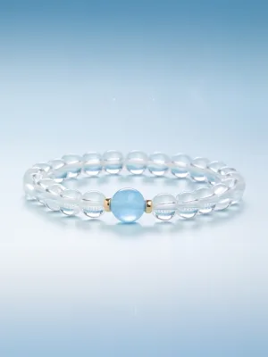 Chic Beautiful White Handmade Natural Crystal Bracelet Accessories 2025