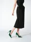 Vintage / Retro Dark Green Prom Bow Pumps 2024 Leather 10 cm Stiletto Heels Pointed Toe Pumps High Heels