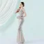 Sparkly Black Sequins Evening Dresses 2022 Trumpet / Mermaid V-Neck Beading Sleeveless Floor-Length / Long Evening Party Formal Dresses
