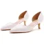 Modest / Simple White Casual Pointed Toe Womens Sandals 2023 5 cm Stiletto Heels Sandals High Heels
