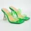 Transparent Silver Street Wear Womens Sandals High Heels 2022 9 cm Stiletto Heels Open / Peep Toe Sandals