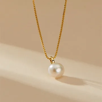 Elegant Gold Pearl Sterling Silver Necklaces Accessories 2023