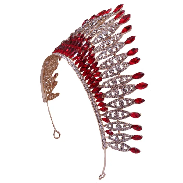 Sparkly Blå Rhinestone Bryllup Har Tilbehor 2023 Legering