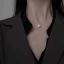 Eleganta Silver Pärla Saterling Silver Halsband Tillbehör 2023