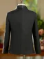 Fall Winter Black 6-piece Boys Wedding Suits 2025 Long Sleeve Body Jewellery Coat Pants Shirt Tie Vest