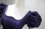 Elegante Violett Ballkleider 2025 Ballkleid Eckiger Ausschnitt Geschwollenes Kurze Ärmel Rückenfreies Lange Ball Festliche Kleider