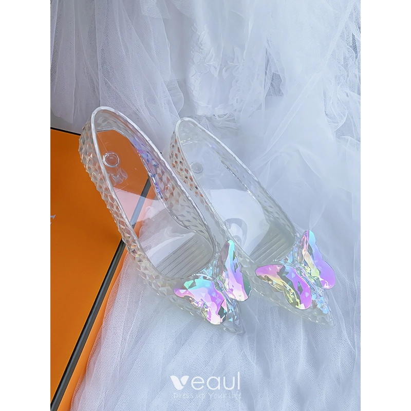 Amazon.com: 1Pc Crystal Slipper Crystal Block Heels Glass High Heel Clear  Heels Figurines Transparent Glass Shoe Figurine Crystal Sandals Crystals  Decor High Heel Glass Shoe Makeup high Heels : Home & Kitchen