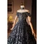 Sparkly Black Gradient-Color Sequins Prom Dresses 2024 Ball Gown Off-The-Shoulder Sleeveless Backless Floor-Length / Long Prom Formal Dresses