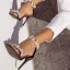 Sexy Black Pearl Evening Party Womens Sandals 2022 10 cm Stiletto Heels Open / Peep Toe Sandals High Heels