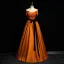 Élégant Orange Perlage Paillettes Satin Robe De Bal 2023 Robe Boule De l'épaule Sans Manches Dos Nu Noeud Ceinture Longue Robe De Ceremonie