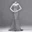 Sexy Scintillantes Argenté Perlage Paillettes Robe De Soirée 2026 Trompette / Sirène Amoureux Gonflée Manches Courtes Dos Nu Train De Balayage Robe De Ceremonie