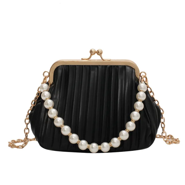 Vintage / Retro White Pearl Shell Prom Clutch Bags 2023
