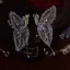 Charming Silver Handmade  Crystal Butterfly Wedding Earrings Tiara Bridal Hair Accessories 2025