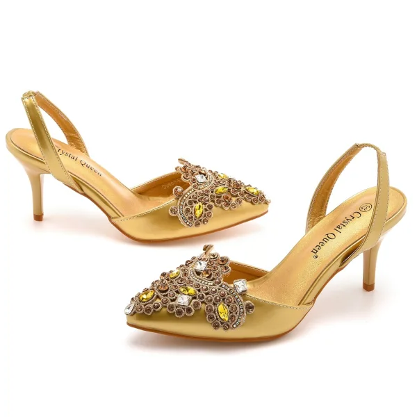 Sparkly Silver Rhinestone Sequins Wedding Shoes 2023 Wedding 7 cm Stiletto Heels Pointed Toe Wedding Shoes High Heels