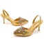 Sparkly Silver Rhinestone Sequins Wedding Shoes 2023 Wedding 7 cm Stiletto Heels Pointed Toe Wedding Shoes High Heels