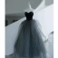 Classy Black Prom Dresses 2023 Ball Gown Strapless Sleeveless Backless Prom Floor-Length / Long Formal Dresses