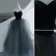 Classy Black Prom Dresses 2023 Ball Gown Strapless Sleeveless Backless Prom Floor-Length / Long Formal Dresses