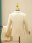 Fashion Beige Prom 4-piece Boys Wedding Suits 2023